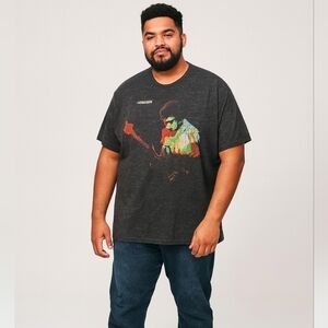 Graphic Men's T-Shirt - Black‎